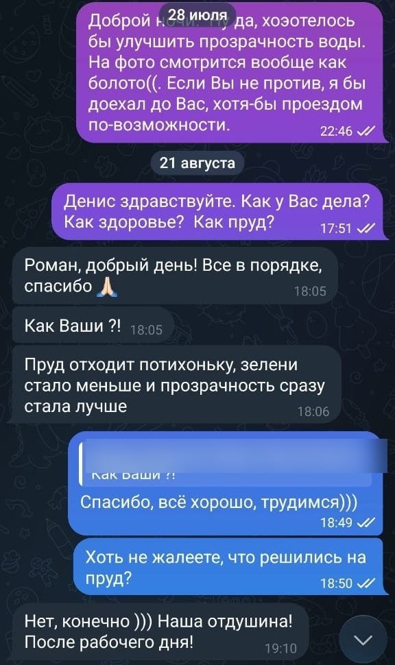 Отзыв Денис — скриншот