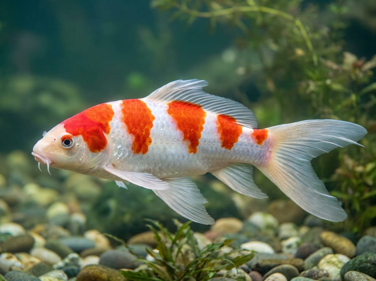 Кои — Cyprinus rubrofuscus var. koi